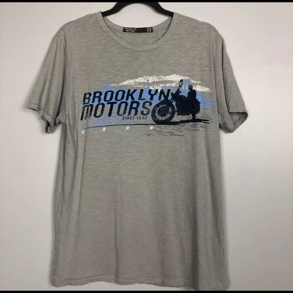 BROOKLYN MOTORS Other - BROOKLYN MOTORS GRAY T SHIRT MENS